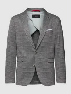 Großhandel ❤️ Cinque 2-Knopf-Sakko Mit Allover-Muster Modell 'CiLento' - Hellgrau ?