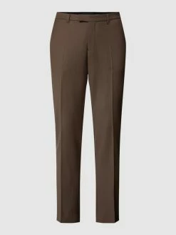 Rabatt ? Drykorn Hose Mit Bügelfalten Modell 'Piet' - Mittelbraun ?
