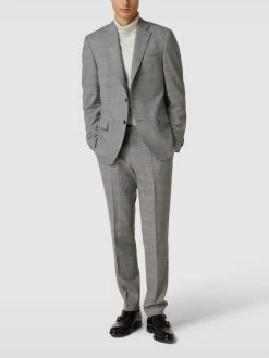 Brandneu ✔️ Pierre Cardin Regular Fit 2-Knopf-Sakko Mit Pattentaschen - Hellgrau ⭐