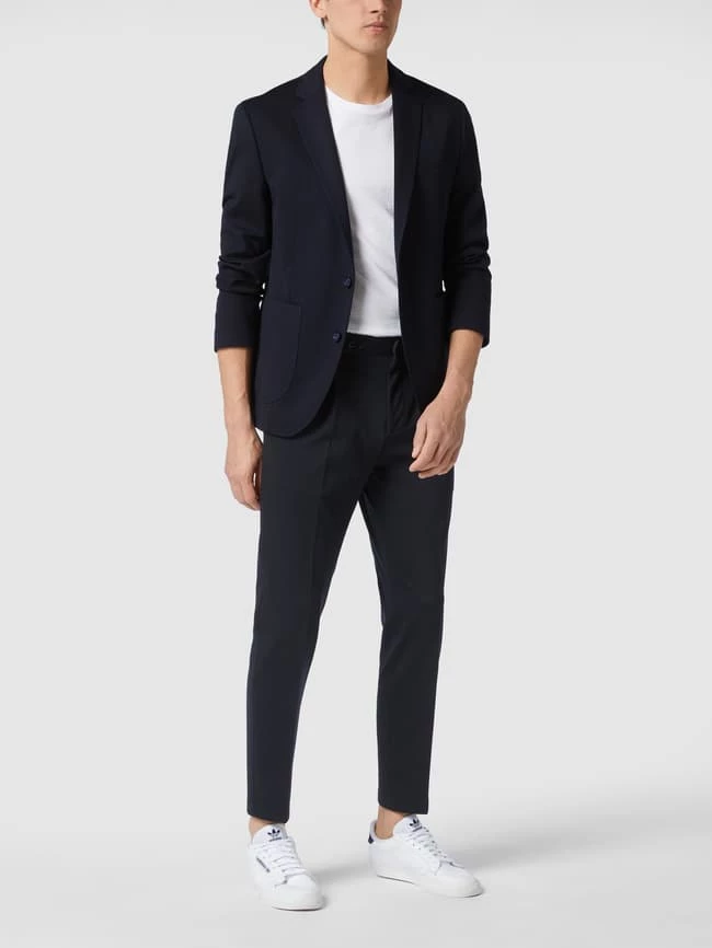 Auslauf ✨ Cinque Slim Fit 2-Knopf-Sakko Aus Jersey Modell 'Cidatini' - Marineblau ? 1 Auslauf ✨ Cinque Slim Fit 2-Knopf-Sakko Aus Jersey Modell 'Cidatini' - Marineblau ?