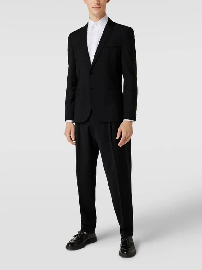 Großhandel ? HUGO Hose Mit Bundfalten Modell 'Felix' - Schwarz ? 1 Großhandel ? HUGO Hose Mit Bundfalten Modell 'Felix' - Schwarz ?