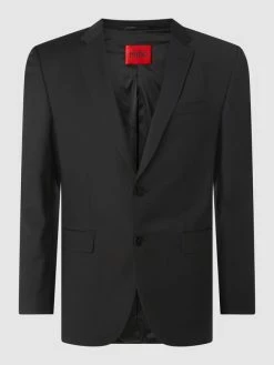 Budget ⭐ HUGO Sakko Mit Reverskragen Modell 'Jeffery' - Schwarz ?