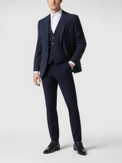 Budget ? MCNEAL Business-Hose Mit Webstruktur - Marineblau ?