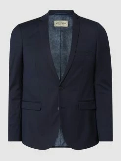 Beste Bewertungen von ✔️ Montego Super Slim Fit 2-Knopf-Sakko Mit Stretch-Anteil - Marineblau ?