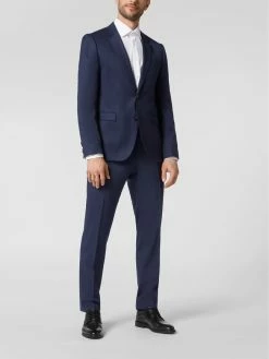 Angebote ? Brax Regular Fit Hose Aus Schurwoll-Mix Mit Stretch-Anteil Modell 'Enrico' - Marineblau ?