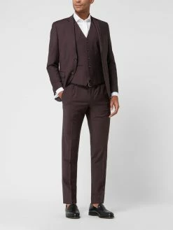 Auslauf ⭐ Daniel Hechter Shape Fit Anzughose Mit Schurwoll-Anteil - Bordeaux Rot ?