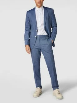 Großhandel ? BOSS Slim Fit Anzughose Mit Stretch-Anteil Modell 'Genius' - Bleu ?