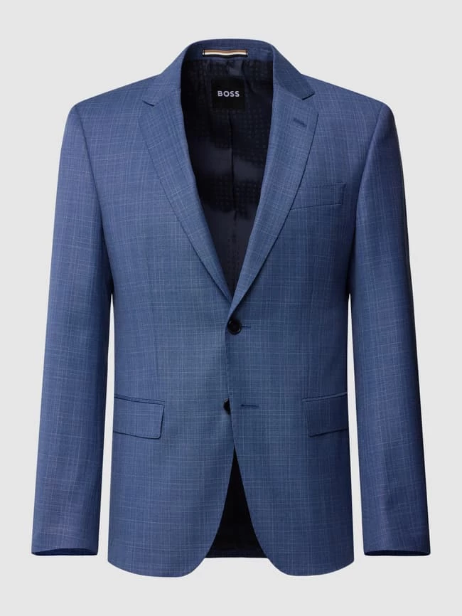 Top 10 ? BOSS 2-Knopf-Sakko Mit Glencheck-Muster Modell 'Huge' - Blau ✔️ 2 Top 10 ? BOSS 2-Knopf-Sakko Mit Glencheck-Muster Modell 'Huge' - Blau ✔️ – Bild 2