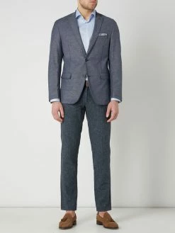 Rabatt ? Carl Gross Modern Fit Anzughose Aus Leinenmischung Modell 'Todi' - Hellblau ?