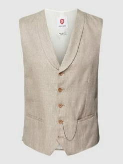 Bestes Angebot ? CG - Club Of Gents Weste Mit Schalkragen - Beige ?