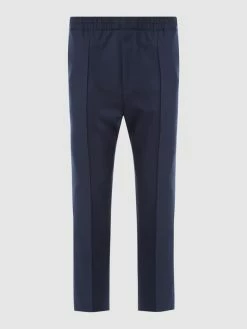 Am billigsten ? HUGO Anzughose Aus Schurwollmischung Modell 'Harlys' - Marineblau ❤️