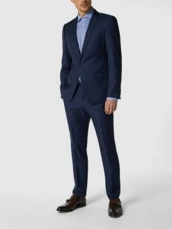 Brandneu ⌛ Roy Robson Slim Fit Anzughose Aus Merinowolle - Marineblau ?