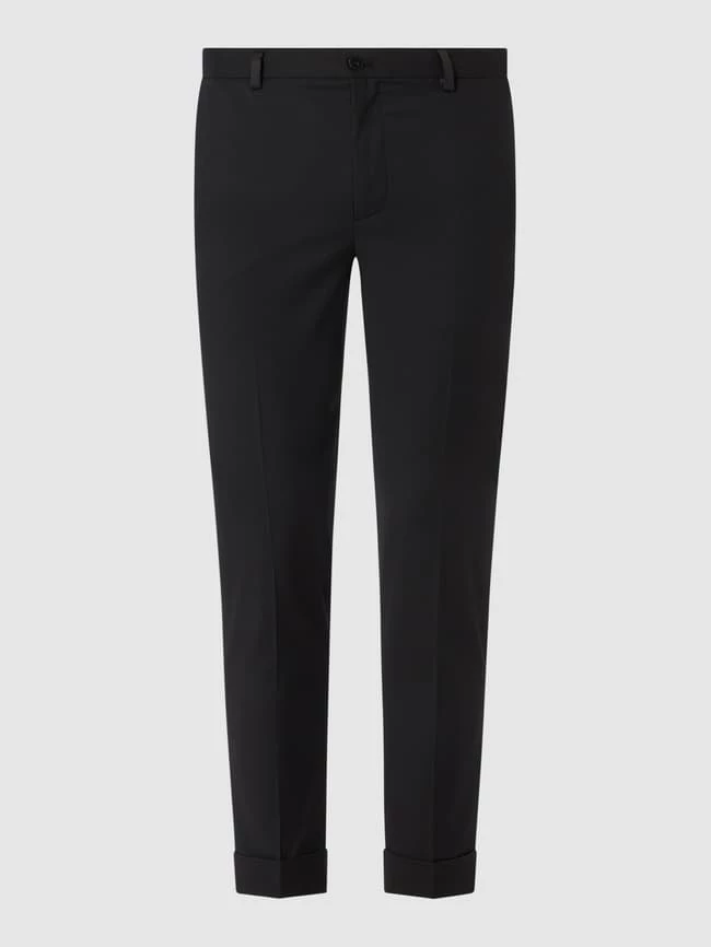 Neu ⭐ Mango Slim Fit Anzughose Mit Stretch-Anteil - Schwarz ? 1 Neu ⭐ Mango Slim Fit Anzughose Mit Stretch-Anteil - Schwarz ?