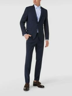 Budget ? HUGO Anzughose Aus Schurwoll-Mix Modell 'Hesten' - Marineblau ?