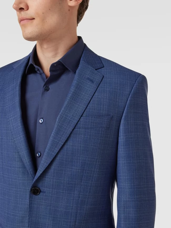 Top 10 ? BOSS 2-Knopf-Sakko Mit Glencheck-Muster Modell 'Huge' - Blau ✔️ 3 Top 10 ? BOSS 2-Knopf-Sakko Mit Glencheck-Muster Modell 'Huge' - Blau ✔️ – Bild 3