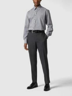 Besorgen ? Brax Regular Fit Hose Aus Schurwoll-Mix Mit Stretch-Anteil Modell 'Enrico' - Mittelgrau Meliert ✨