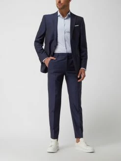 Bestes Angebot ? Pierre Cardin Regular Fit 2-Knopf-Sakko Aus Schurwollmischung Modell 'Grant' - 'Futureflex' - Marineblau ?