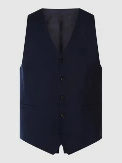 Billig ❤️ Tiger Of Sweden Weste Mit Kontrastrückseite - Dunkelblau ?