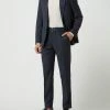 Top 10 ? Windsor Shaped Fit Anzughose Aus Schurwolle Modell 'Peso' - Marineblau ?