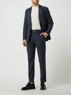 Top 10 ? Windsor Shaped Fit Anzughose Aus Schurwolle Modell 'Peso' - Marineblau ?