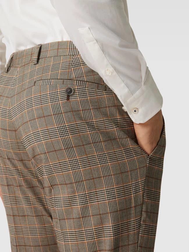 Bester Verkauf ? MCNEAL Hose Mit Karomuster - Mittelbraun ? 3 Bester Verkauf ? MCNEAL Hose Mit Karomuster - Mittelbraun ? – Bild 3