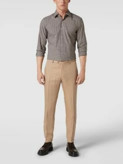 Brandneu ? CG - Club Of Gents Anzughose Mit Französischen Eingrifftaschen - Beige ?