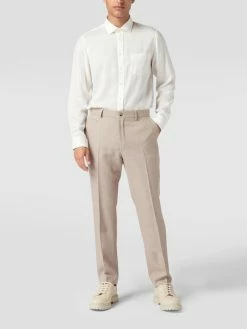 Billig ✨ BOSS Anzughose Aus Schurwolle-Viskose-Mix Modell 'Lenon' - Beige ?