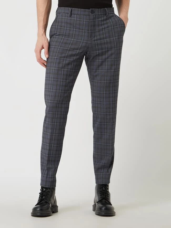 Bestes Angebot ? Selected Homme Slim Fit Anzughose Mit Woll-Anteil Modell 'Elon' - Dunkelblau ? 4 Bestes Angebot ? Selected Homme Slim Fit Anzughose Mit Woll-Anteil Modell 'Elon' - Dunkelblau ? – Bild 4