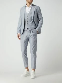 Beste Bewertungen von ? Cinque Cropped Anzughose Aus Leinenmischung Modell 'Cijuno' - Blau ?