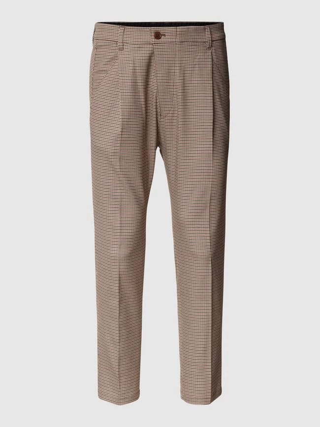 Neu ⌛ Drykorn Anzughose Mit Hahnentrittmuster Modell 'JOAH' - Camel ❤️ 2 Neu ⌛ Drykorn Anzughose Mit Hahnentrittmuster Modell 'JOAH' - Camel ❤️ – Bild 2