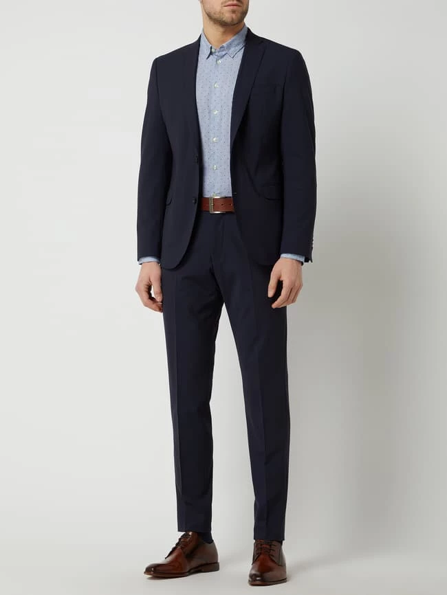 Rabatt ? S.Oliver BLACK LABEL Anzughose Mit Schurwoll-Anteil 'Ultimate Suit' - Marineblau ? 1 Rabatt ? S.Oliver BLACK LABEL Anzughose Mit Schurwoll-Anteil 'Ultimate Suit' - Marineblau ?