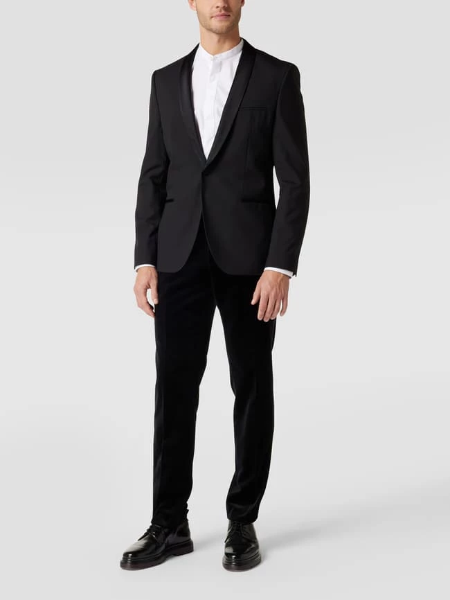 Coupon ? BOSS Slim Fit Anzughose Mit Kontrastbesatz - Schwarz ? 1 Coupon ? BOSS Slim Fit Anzughose Mit Kontrastbesatz - Schwarz ?