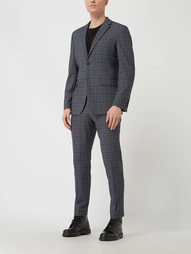 Aktion ✨ Selected Homme Slim Fit 2-Knopf-Sakko Mit Woll-Anteil Modell 'Elon' - Dunkelblau ? 1 Aktion ✨ Selected Homme Slim Fit 2-Knopf-Sakko Mit Woll-Anteil Modell 'Elon' - Dunkelblau ?