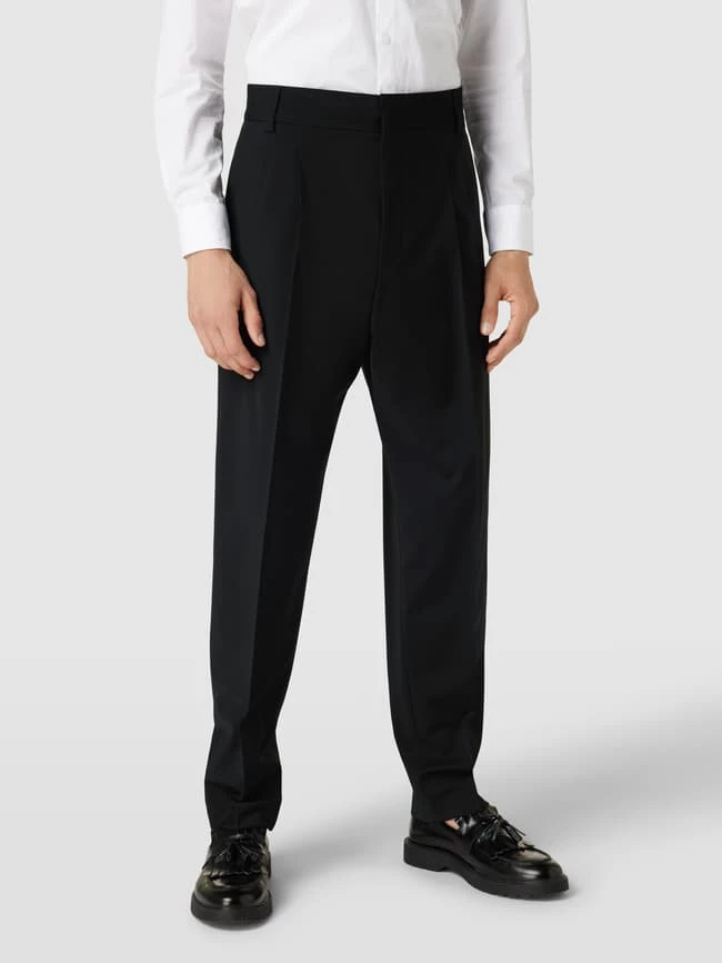 Großhandel ? HUGO Hose Mit Bundfalten Modell 'Felix' - Schwarz ? 4 Großhandel ? HUGO Hose Mit Bundfalten Modell 'Felix' - Schwarz ? – Bild 4