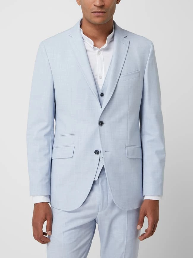 Billig ? Pierre Cardin 2-Knopf-Sakko Mit Stretch-Anteil Modell 'Grant' - 'Futureflex' - Hellblau ? 4 Billig ? Pierre Cardin 2-Knopf-Sakko Mit Stretch-Anteil Modell 'Grant' - 'Futureflex' - Hellblau ? – Bild 4