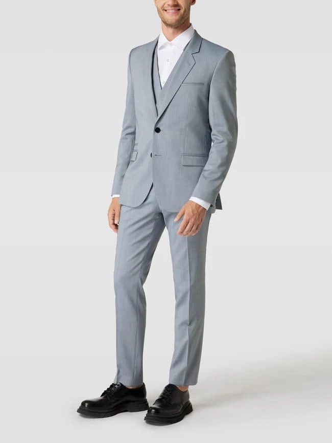 Bester Verkauf ? HUGO Extra Slim Fit Anzug Mit Strukturmuster Modell 'Arti / Hesten' - Rauchblau ? 1 Bester Verkauf ? HUGO Extra Slim Fit Anzug Mit Strukturmuster Modell 'Arti / Hesten' - Rauchblau ?