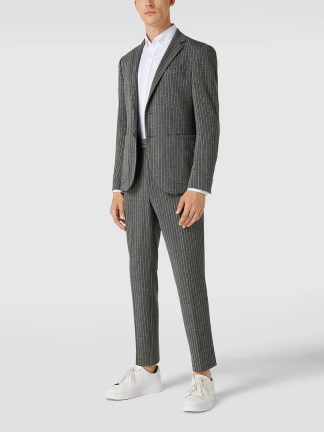 Auslauf ⌛ JOOP! Collection Bundfaltenhose Mit Nadelstreifen - Hellgrau ? 1 Auslauf ⌛ JOOP! Collection Bundfaltenhose Mit Nadelstreifen - Hellgrau ?