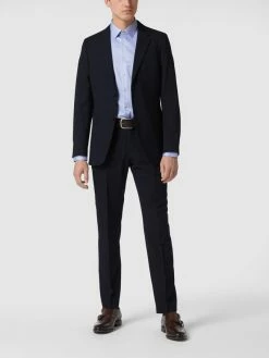 Top 10 ⭐ Tiger Of Sweden Regular Fit 2-Knopf-Sakko 'Traveler' Mit Stretch-Anteil Modell 'Jarl' - Marineblau ❤️