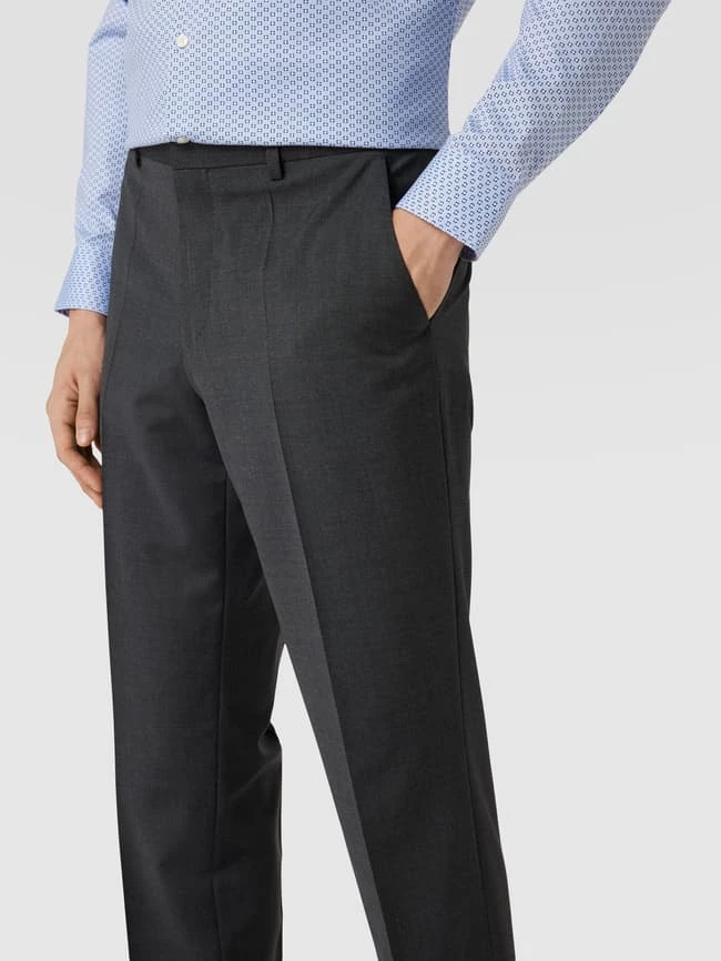 Billig ? BOSS Anzughose In Unifarbenem Design - Anthrazit ? 3 Billig ? BOSS Anzughose In Unifarbenem Design - Anthrazit ? – Bild 3