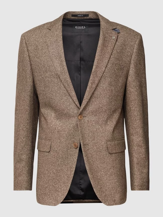 Auslauf ✔️ DIGEL Modern Fit 2-Knopf-Sakko Mit Pattentaschen Modell 'Ezzo' - Beige ✨ 2 Auslauf ✔️ DIGEL Modern Fit 2-Knopf-Sakko Mit Pattentaschen Modell 'Ezzo' - Beige ✨ – Bild 2