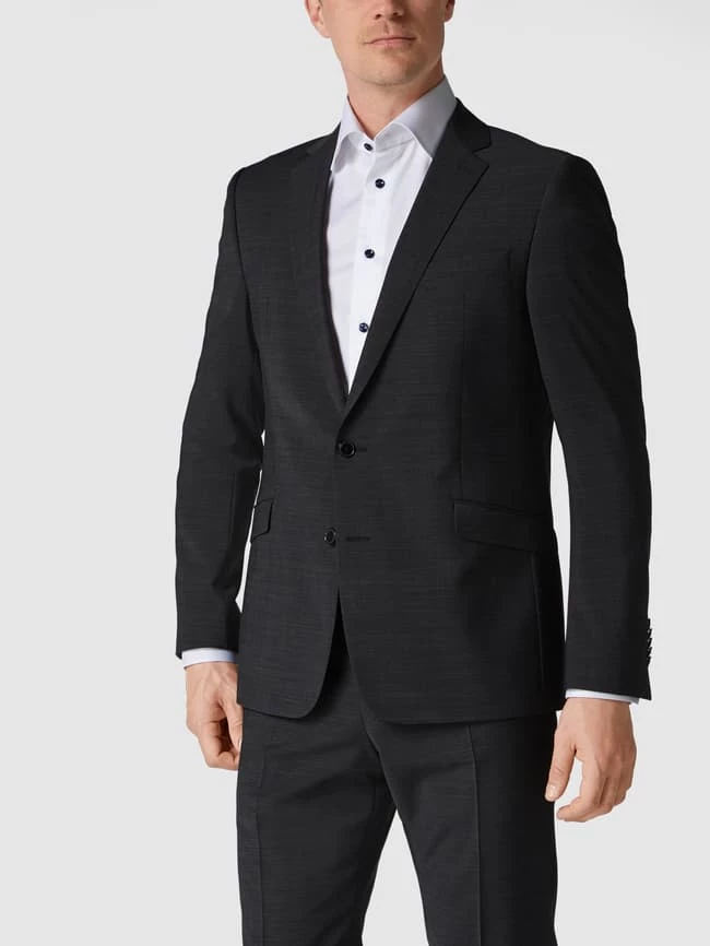 Bestes Angebot ✔️ Strellson Slim Fit 2-Knopf-Sakko Mit Stretch-Anteil 'Flex Cross' - Anthrazit ✨ 4 Bestes Angebot ✔️ Strellson Slim Fit 2-Knopf-Sakko Mit Stretch-Anteil 'Flex Cross' - Anthrazit ✨ – Bild 4