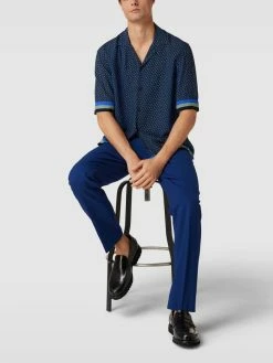 Schlussverkauf ? BOSS Slim Fit Anzughose Aus Schurwoll-Mix Modell 'Genius' - Marineblau ?