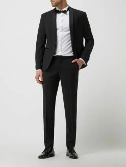 Besorgen ⭐ Cinque Super Slim Fit Smokinghose Mit Schurwoll-Anteil Modell 'Cifestivo' - Schwarz ❤️