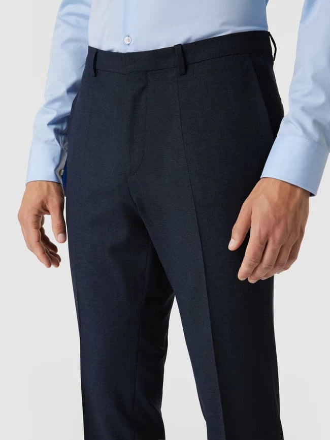 Budget ✨ HUGO Hose Mit Bügelfalten Modell 'Hesten' - Marineblau ? 3 Budget ✨ HUGO Hose Mit Bügelfalten Modell 'Hesten' - Marineblau ? – Bild 3