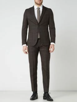 Besorgen ? Windsor Anzughose Aus Schurwolle In Gerader Passform Modell 'Santio' - Mittelbraun ?