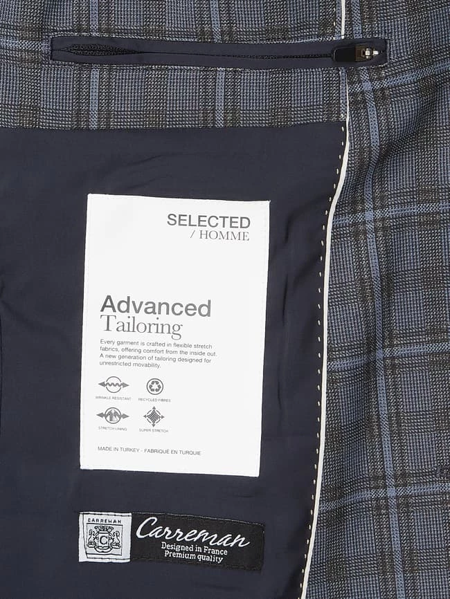 Aktion ✨ Selected Homme Slim Fit 2-Knopf-Sakko Mit Woll-Anteil Modell 'Elon' - Dunkelblau ? 7 Aktion ✨ Selected Homme Slim Fit 2-Knopf-Sakko Mit Woll-Anteil Modell 'Elon' - Dunkelblau ? – Bild 7