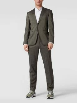 Besorgen ? BOSS Regular Fit Anzughose Aus Leinen-Mix Modell 'Leon' - Grün ⌛