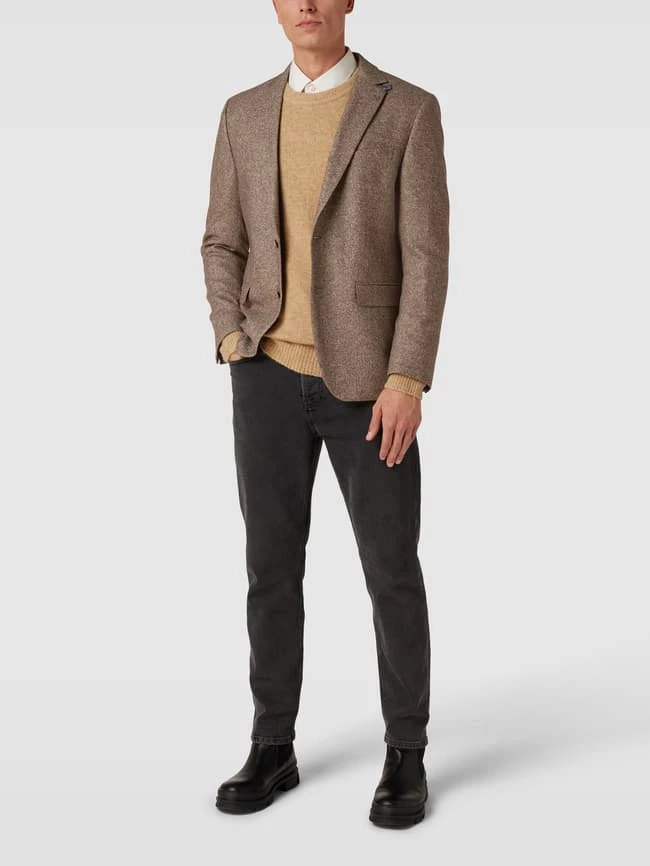 Auslauf ✔️ DIGEL Modern Fit 2-Knopf-Sakko Mit Pattentaschen Modell 'Ezzo' - Beige ✨ 1 Auslauf ✔️ DIGEL Modern Fit 2-Knopf-Sakko Mit Pattentaschen Modell 'Ezzo' - Beige ✨