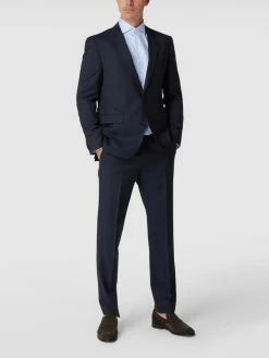 Bestes Angebot ? HUGO 2-Knopf-Sakko Mit Webstruktur Modell 'Jeffery' - Dunkelblau ⌛